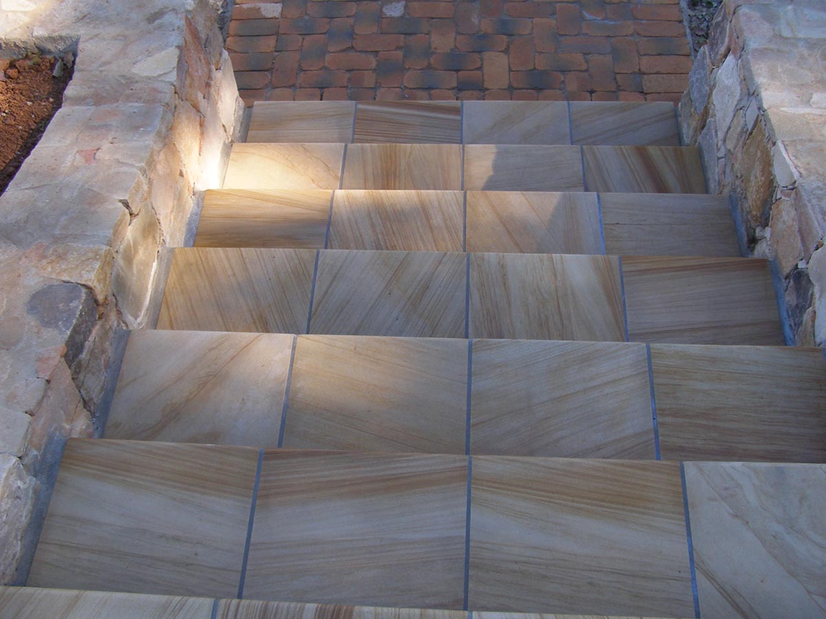 tile stairs landscaping byron bay
